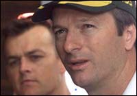 Steve Waugh and Adam Gilchrist