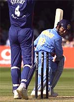 Tendulkar bowled by Giles