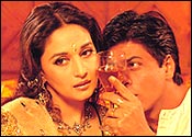 Madhuri and Shahrukh