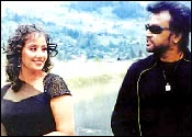 Rajnikant, Manisha in Baba