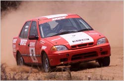 Rally car