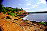 Bridle path along the sea to Purnagad fort