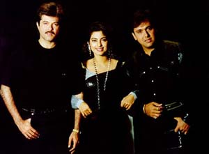 Govinda, Anil, Juhi.