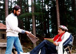 Chandrachur Singh and Om Puri